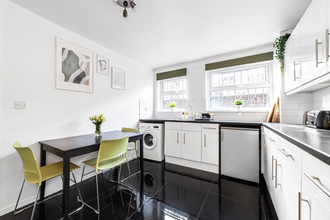 Arte Stays - 3-Bedroom Bright House London, Haggerston, Garden, Parking, 8 Min Walk To Haggerston Station, Weekly Or Monthly Stays, Serviced Accommodation - 7 Guests 外观 照片
